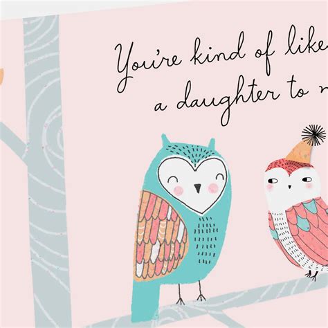 All Kinds Of Wonderful Like A Daughter Birthday Card Greeting Cards