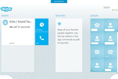 Skype For Windows 8 Leaked Shows Off Microsofts Tablet Interface