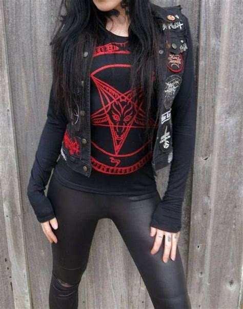 pin by renat kale on gotik hipster outfits black metal girl heavy metal fashion