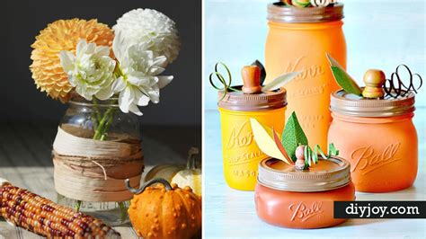 33 Mason Jar Crafts For Fall