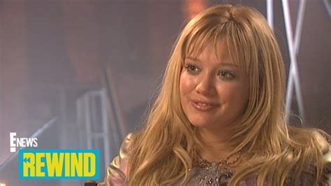 See Hilary Duff 16 Years Ago In The Lizzie Mcguire Movie Rewind E News Youtube