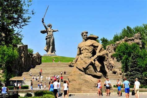 Zentralasien Auf Dem Landweg Volgograd Stalingrad