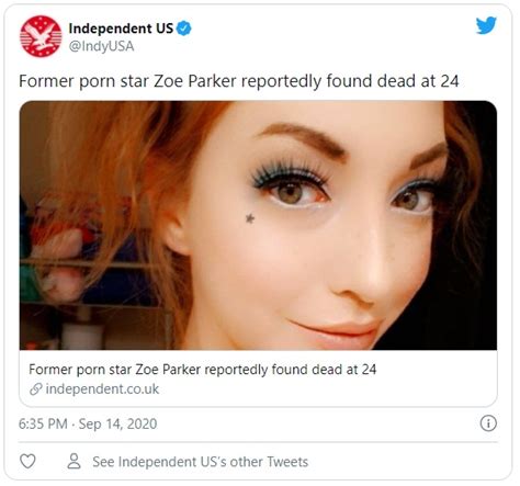 Muere La Estrella Porno Zoe Parker Mientras Dormía