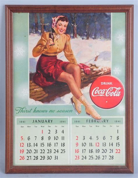 Coca Cola Calendar Printable Calendar