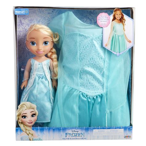 Disney Frozen My Friend Elsa Doll With Child Size Dress T Set