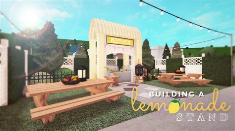 Building My Own Lemonade Stand No Gamepass Welcome To Bloxburg