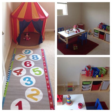 I have two little ones ages 2 and 3. Montessori-inspired playroom for our 16-month old. Still ...