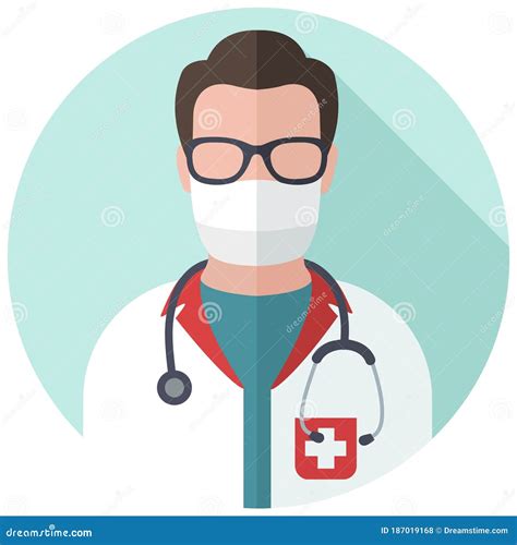 Doctor Avatar Medical Icon Stock Vector Illustration Of Clip 187019168