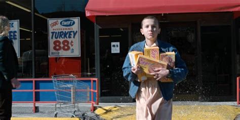 Eggo Waffles Held By Millie Bobby Brown Eleven In Stranger Things The Monster