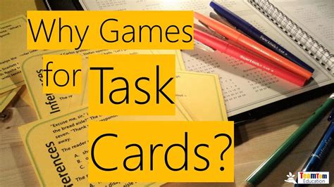 Games Task Cards Teamtom Education
