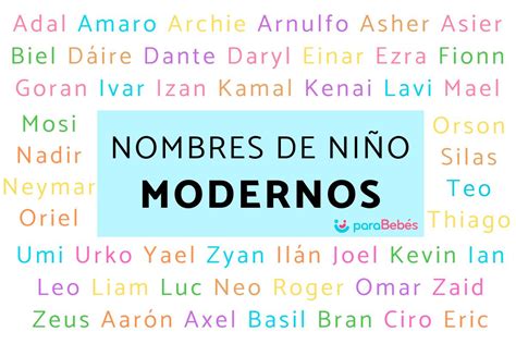 Nombres De Ni O Modernos Bonitos Cortes Originales