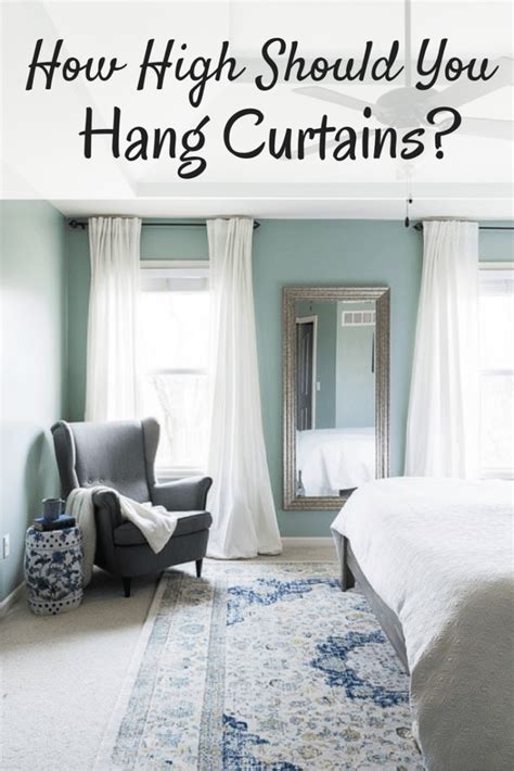 How High To Hang Curtains