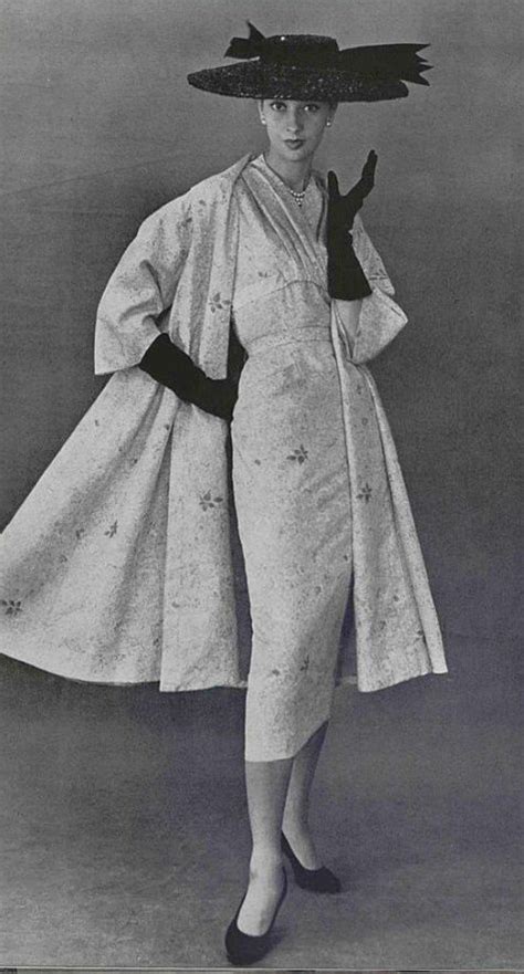 1954 Pierre Balmain Fifties Fashion Retro Fashion Vintage Fashion