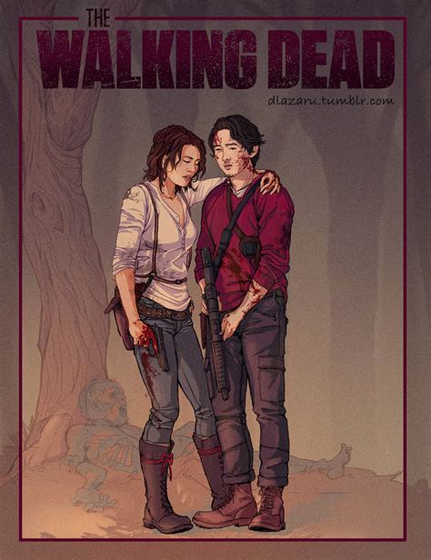 The Walking Dead Glenn And Maggie By Dlazaru On Deviantart