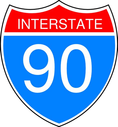 Interstate 90 Sign Clip Art At Vector Clip Art Online