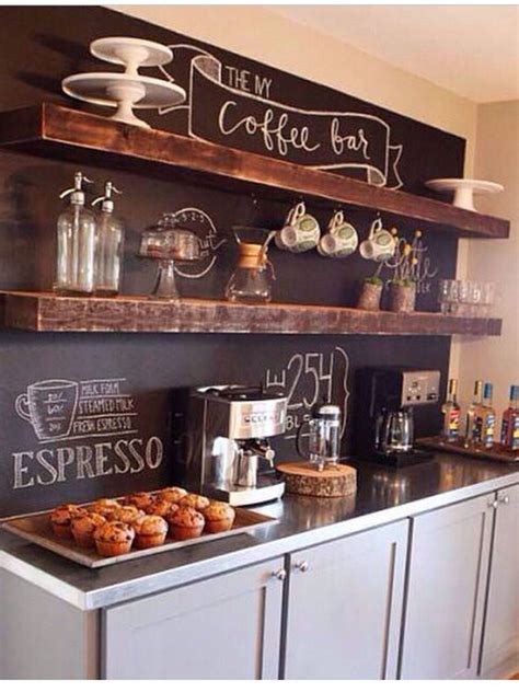 40 Crafty Coffee Bar In Kitchen You Must Know Coffee Bar Home
