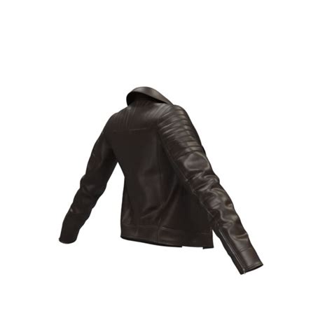 3d Woman Leather Jacket Turbosquid 1399557