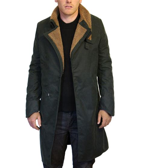 Blade Runner 2049 Coat Ryan Gosling Officer K Fur Collar Coat