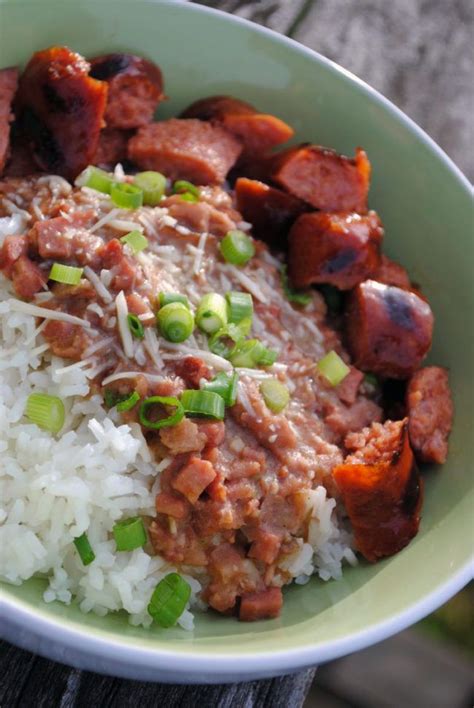 For this recipe, it's not essential to keep the beans' shape intact—you want them to be very soft. New Orleans style red beans and rice has all of the flavors you expect in Cajun food, plus bacon ...