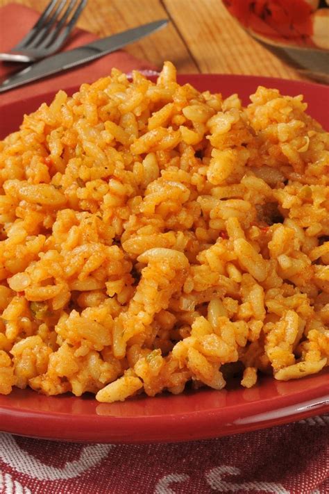 Mexican Rice Side Dish Recipe With Garlic Onion Cumin Tomato Sauce