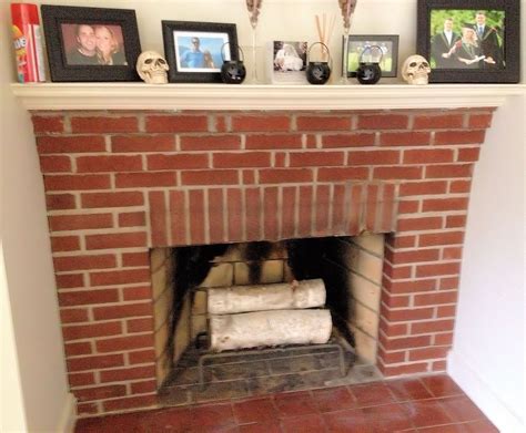 Red Brick Fireplace Tile Hearth Tiles Decor Pinterest Brick