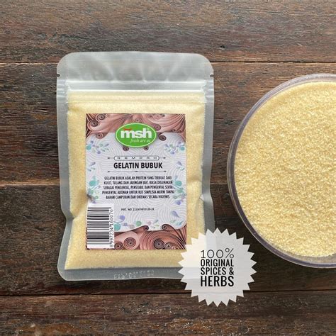 Akan tetapi, apabila dibuat dari kulit dan tulang sapi atau hewan besar lainnya, prosesnya lebih lama dan. Gelatin Bubuk | Shopee Indonesia