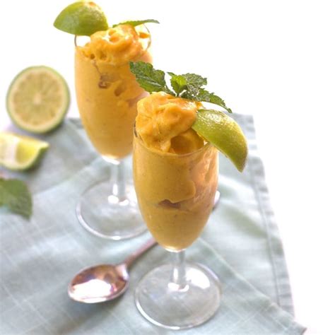 Creamy Mango Sorbet Connoisseurus Veg