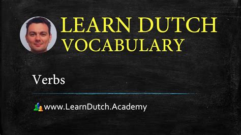 Learn 430 Most Used Dutch Verbs YouTube