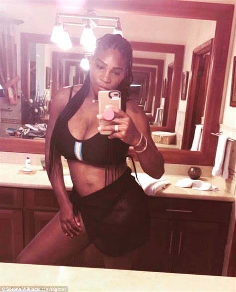 Serena Williams Shares Busty Instagram Selfie Daily Mail Online