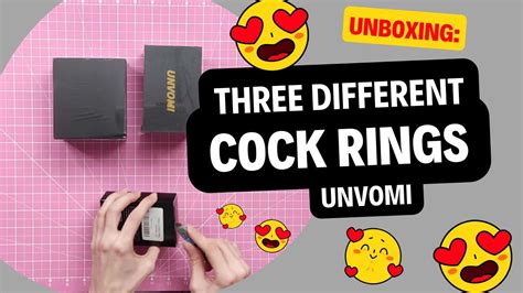 Unboxing 3 Cocks Rings From Unvomi Youtube