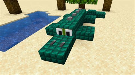 How To Build Alligator In Minecraft Youtube
