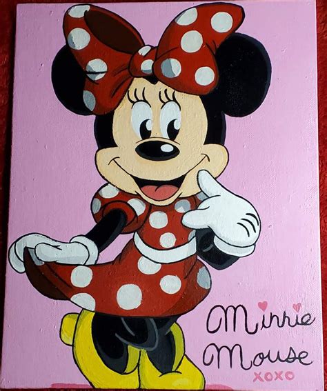 Minnie Mouse Painting Disney Amino