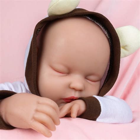 Buy Vollence 18 Inch Sleeping Full Silicone Baby Dolls Not Vinyl