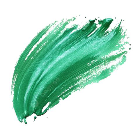 Green Glitter Brush Stroke Green Brushstroke Metallic Png