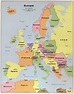 Map Of Europe With Capitals – Topographic Map of Usa with States