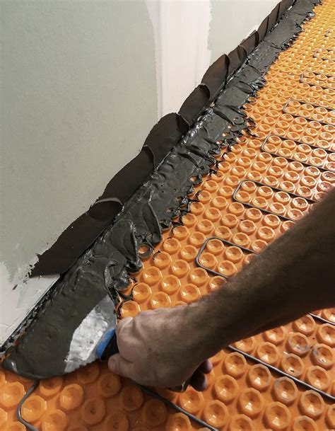 The diy nature of the electric underfloor mats, especially using the diy underfloor heating kits available, makes it perfect for most heating purposes in thicker floors require more energy to heat them so larger cables (up to 7mm) are used. DIY Heated Floor Tile Tutorial | Tile floor, Tiles, Flooring