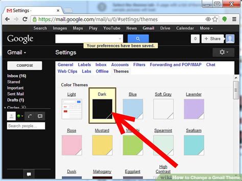 How To Change A Gmail Theme 5 Steps With Pictures Wikihow