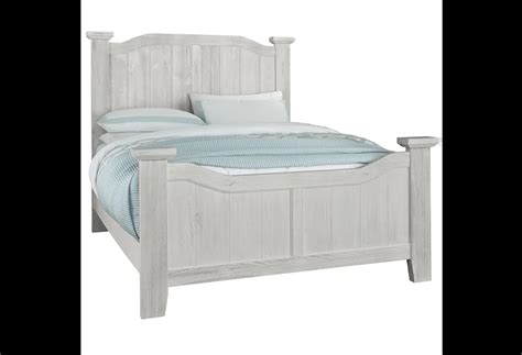 Vaughan Bassett Sawmill Transitional King Arch Bed Belfort Furniture Bed Headboard And Footboard