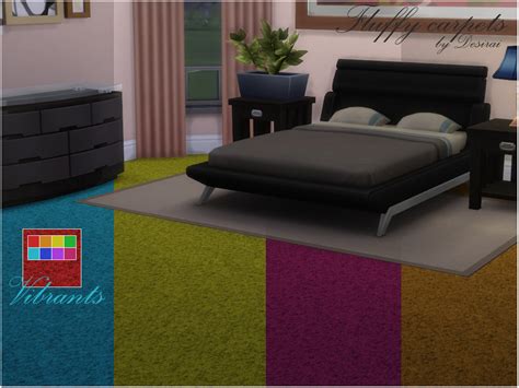 The Sims Resource Fluffy Carpets Vibrants