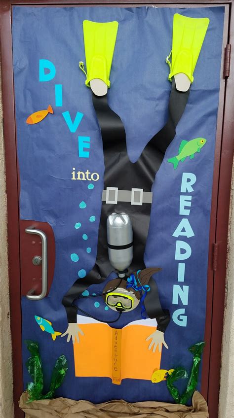 Classroom Door Decorations That Promote Reading Next Door