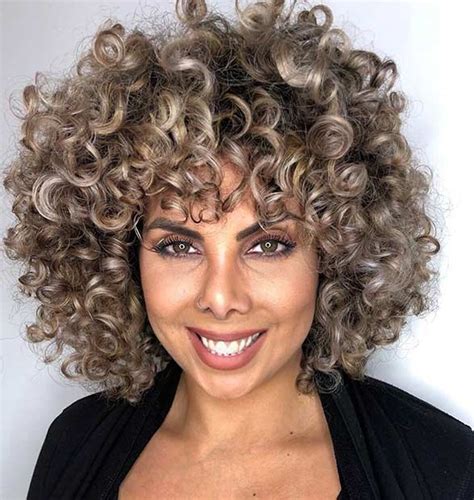 Ash blonde curly hair color. 23 Curly Bob Hairstyles That Are Trending Right Now | Page ...