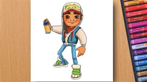Subway Surfers Jake Drawing How To Draw Youtube