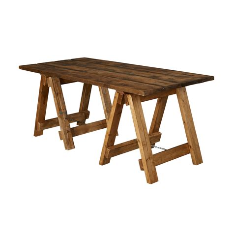 Rustic Trestle Table Event Furniture By Tarren