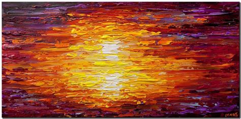 Mountain Sunset Painting Beach Sunset Painting Sunset Artwork Sunset