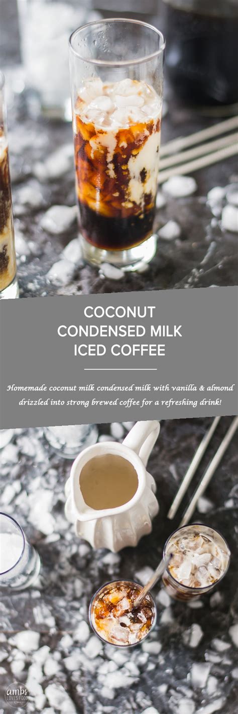 Thai iced coffee with coconut milk recipe. COCONUT CONDENSED MILK ICED COFFEE | Recipe | Homemade ...
