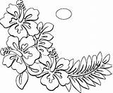 Coloring Hawaiian Pages Hawaii Flower Printable Drawing Flowers State Plain Shirt Color Gladiolus Clipart Native Getcolorings Awesome Print Clip Popular sketch template