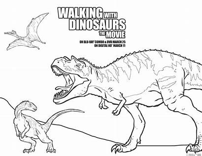 Coloring Dinosaur Dinosaurs King Walking Coloriage Mains