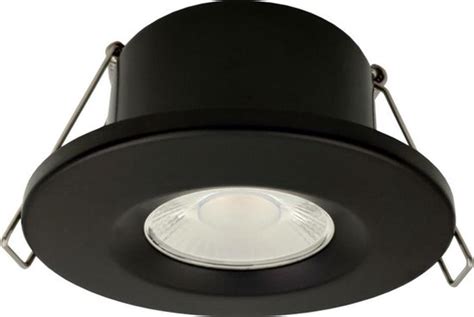 Hoftronic Venezia Set Van Led Inbouwspots Zwart Ip Waterdicht Dimbaar Watt