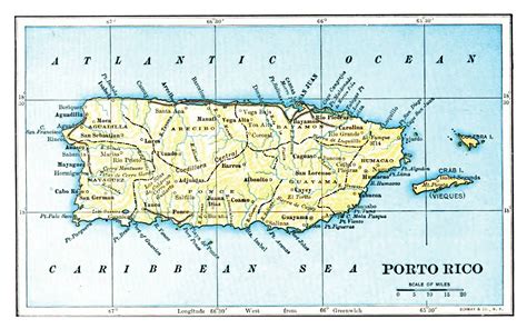 Moca Puerto Rico Map