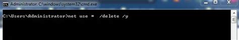 Unmap Network Drive Cmd Batch File Net Use Delete Command